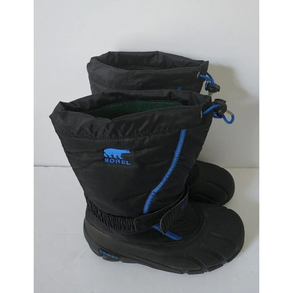 Sorel Women’s Insulated Ski Snow Boots Winter Black Size 5